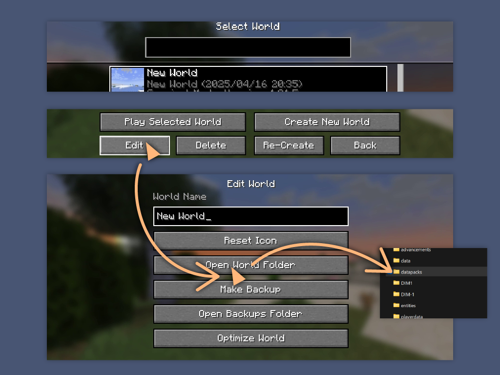 Image: World folder view