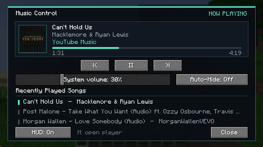 Music Control Interface