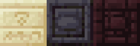 3 blocks affected by No Chiseled Faces