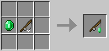 recipe for emerald on a stick