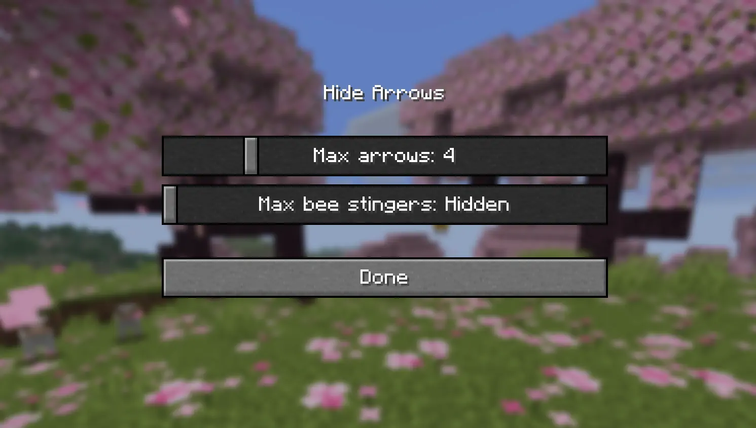 Configuration screen