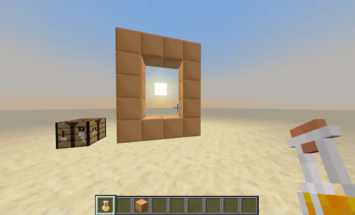 glowstone block portal frame