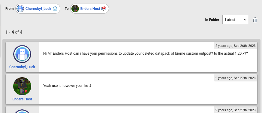 Enders Host permission