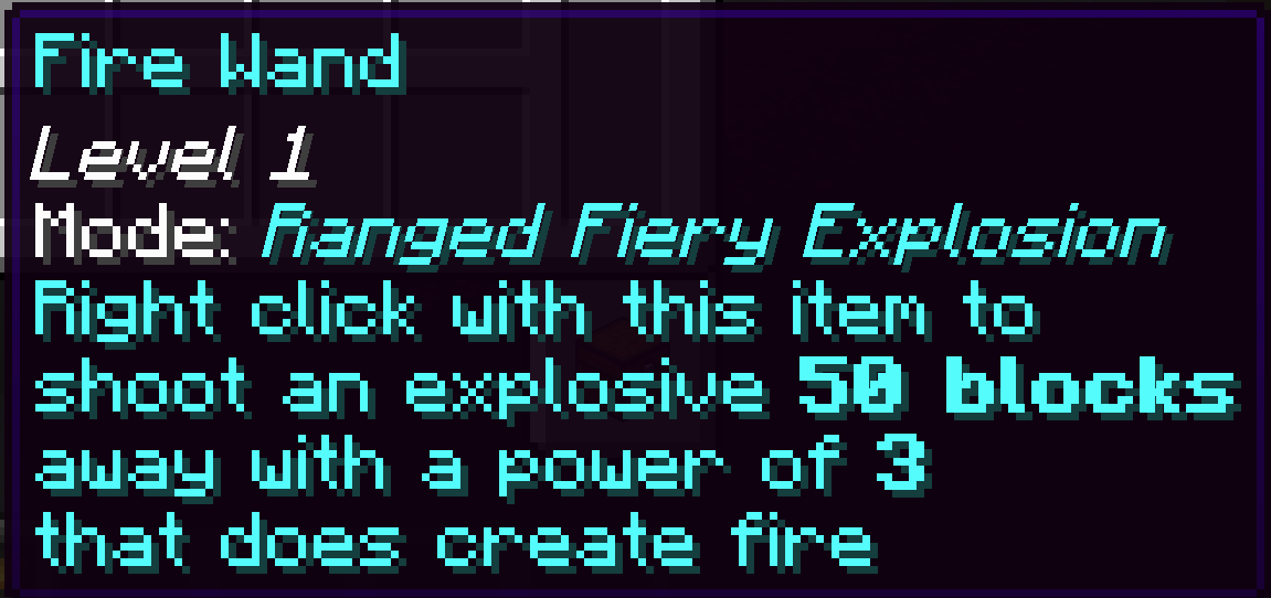 Tooltip of the trinket mode 2