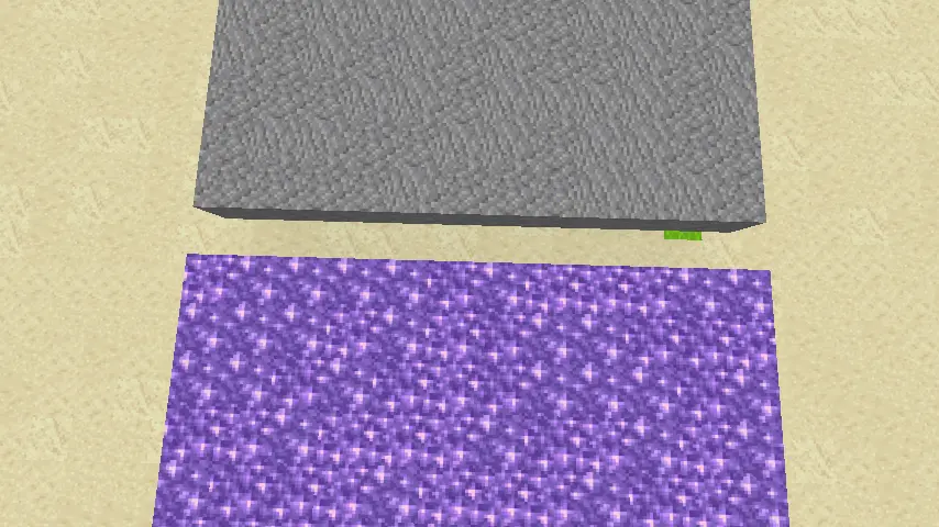 Amethyst and Andesite (both beta Jappa textures).