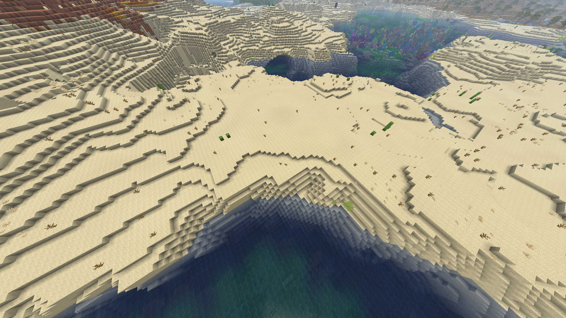 A view of a desert