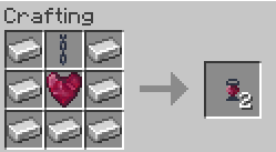 Crafting recipe