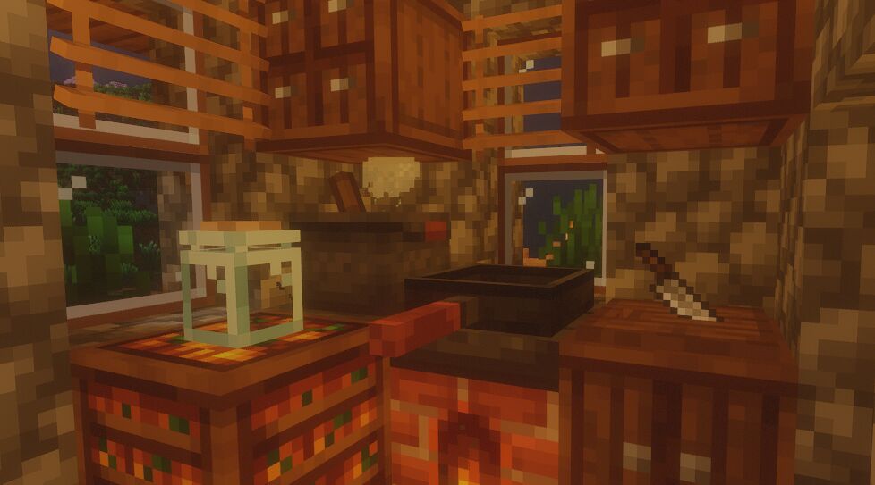 A fully equipped kitchen