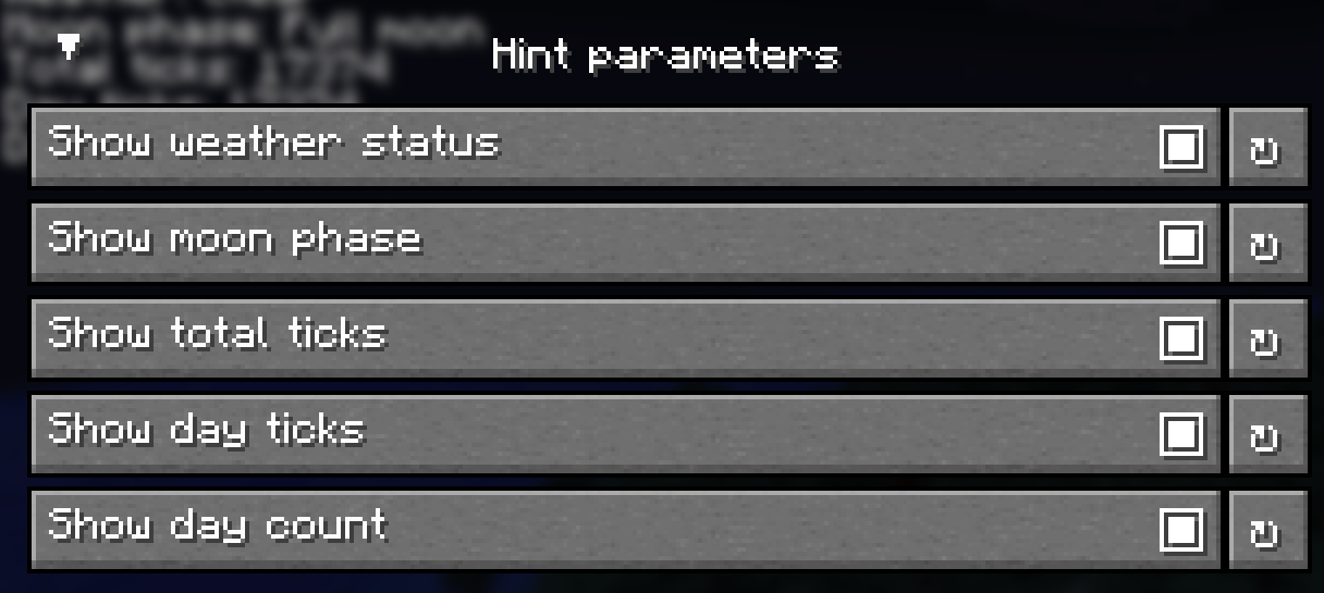 hints configs