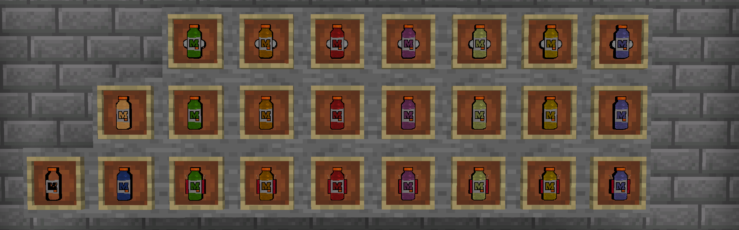 A Preview of some of the potions variants