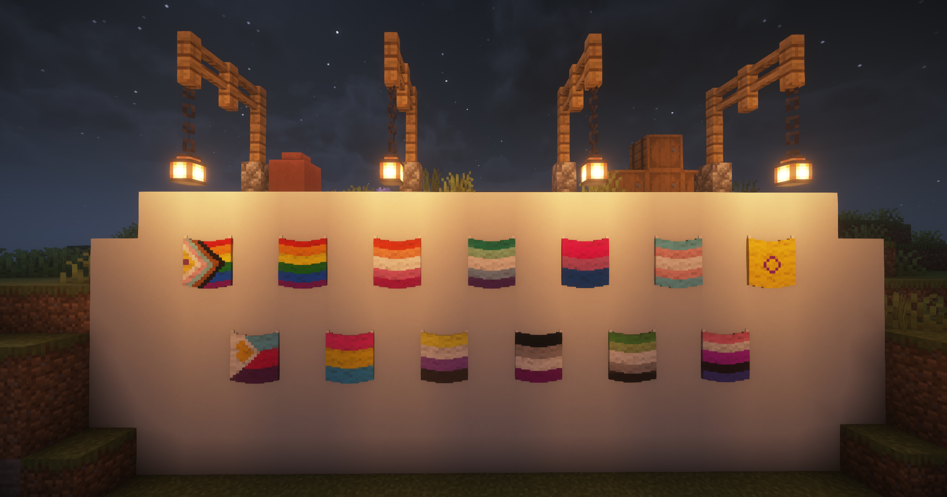 Every Pride Flag added to the game