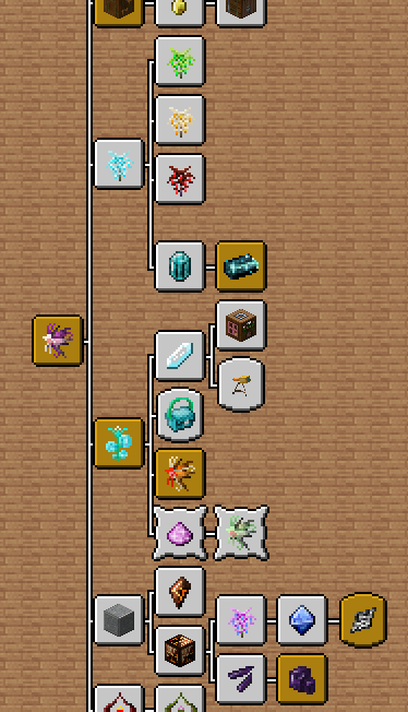 Advancements screen