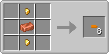 Truth Bullet recipe, Gold Nugget middle top, Copper Ingot middle, Gold Nugget middle bottom