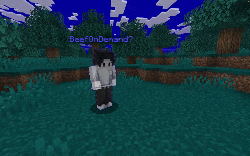 example of fragment buddy teleporting