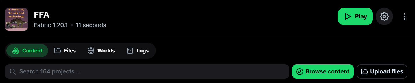 Where to see "Upload files"
