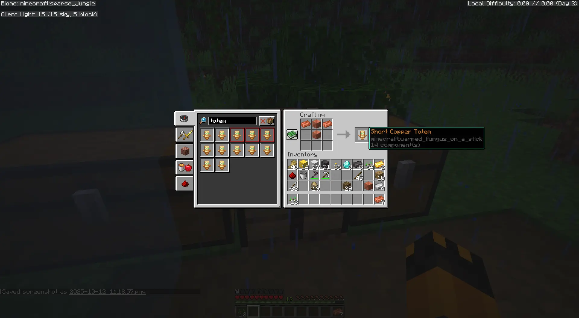 Copper Totem Short Recipe