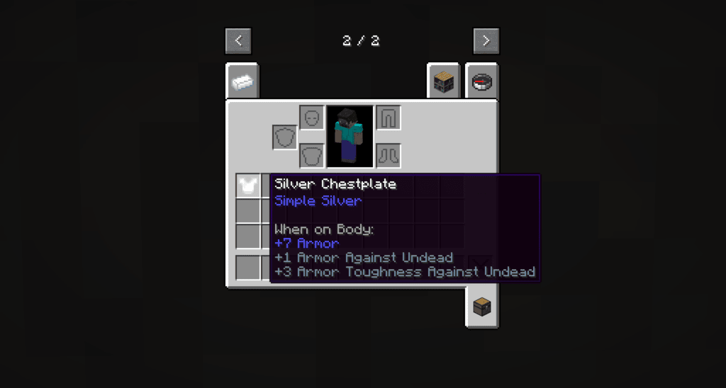 Simple Silver Chestplate