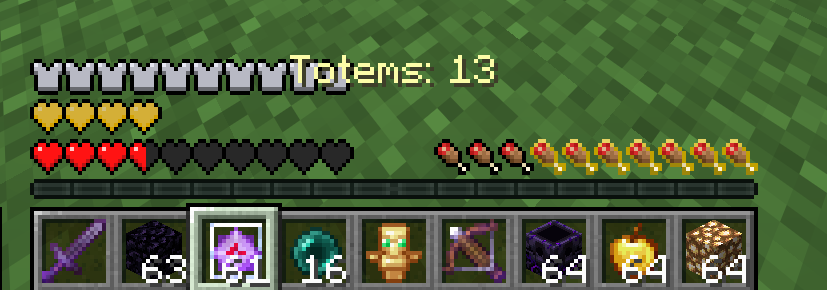 Totems left in inventory