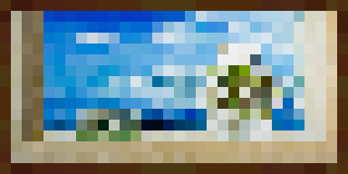 Original texture of the painting "Seaside"