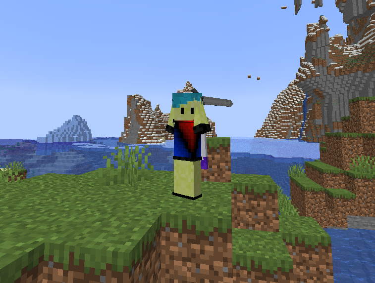 A player charing up the claymore