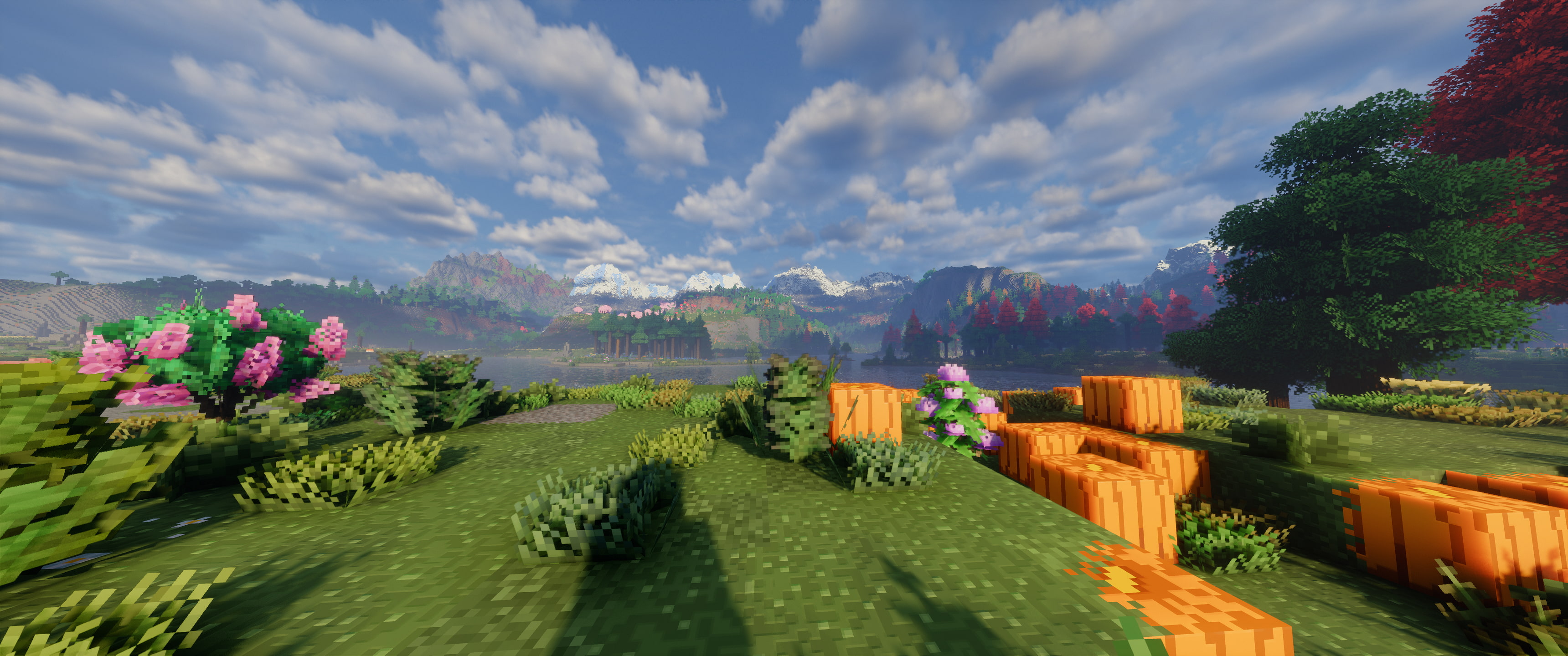 New terrain generation with high hills and new biomes