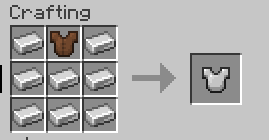 lether armor -> iron armor