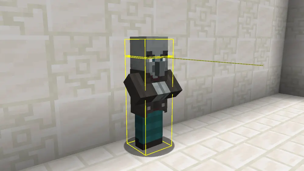 Changes the hitbox color to yellow