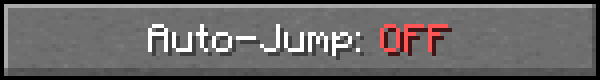 A screenshot of the "Auto-Jump" cycle button with the word "OFF" colored red.