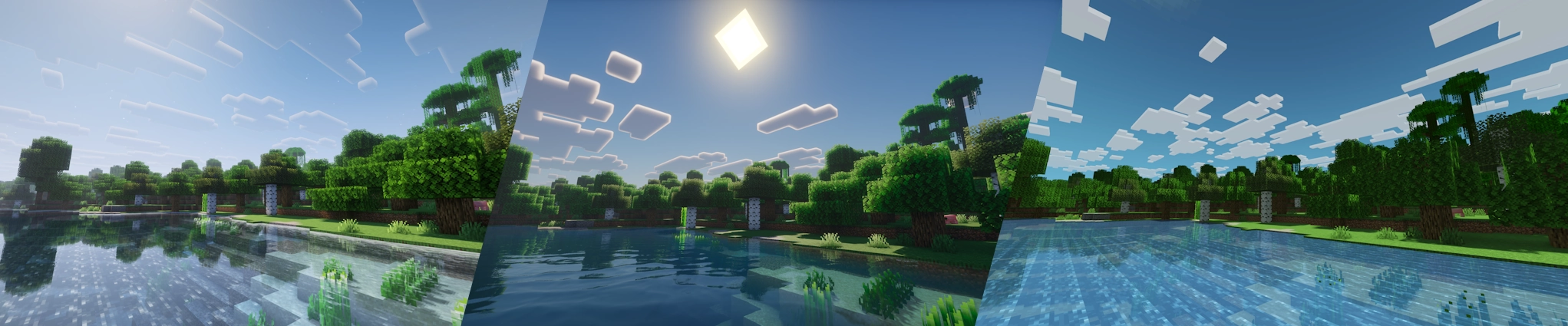 Preview images of the shaders