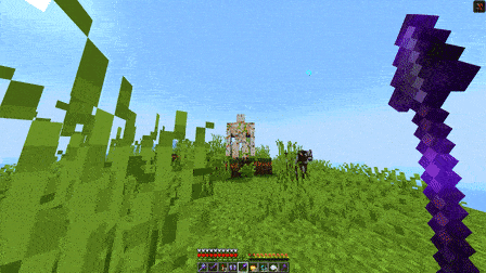 Spear with Fire Aspect Enchantment