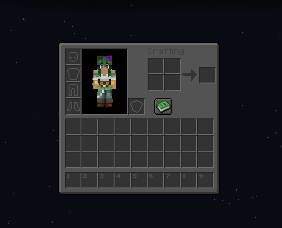 A showcase of what the Dark Mode GUI textures look like.