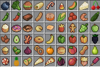 Items 1-54 of the FarMoreFood Datapack