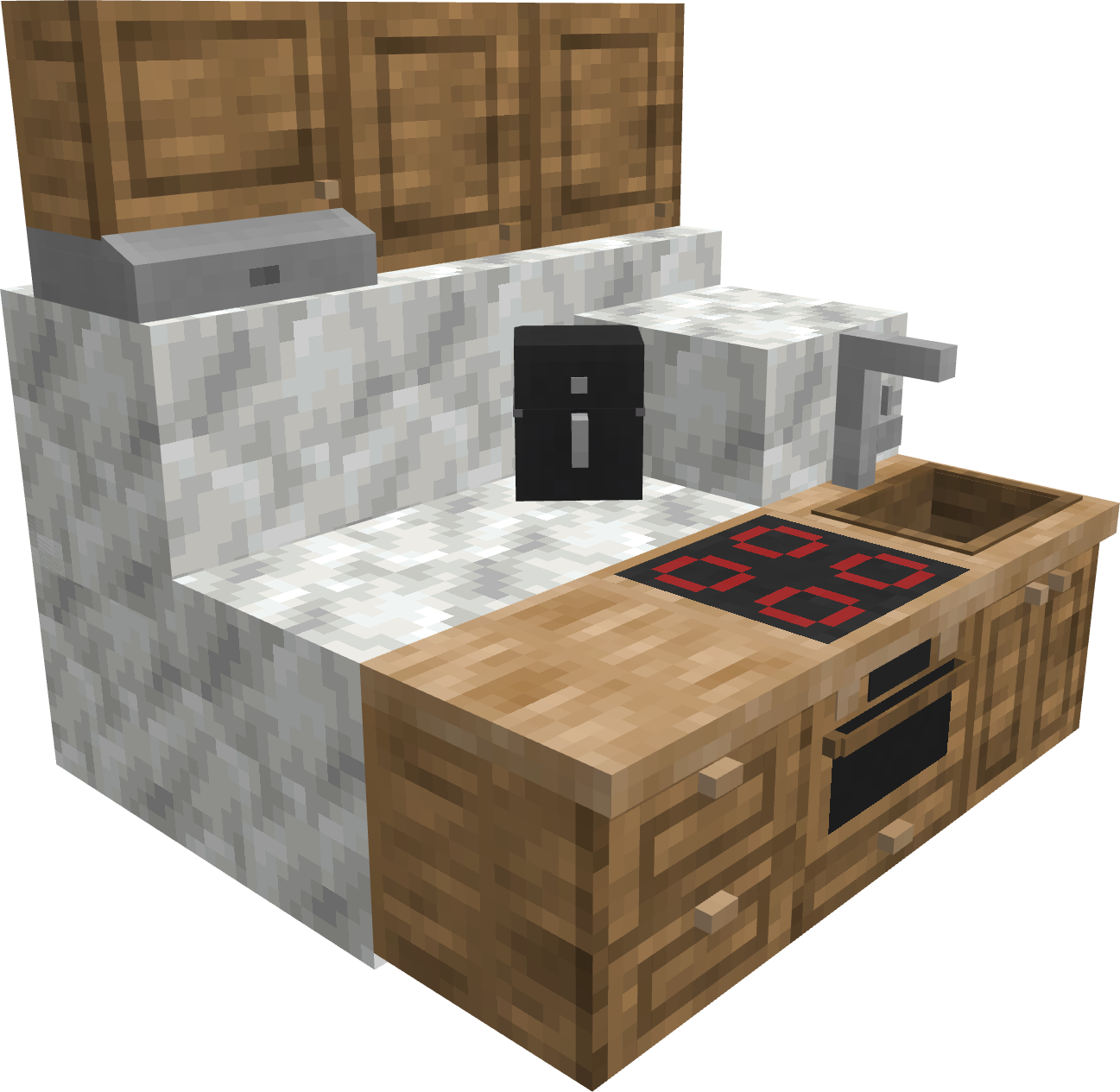Wooden kitchen pack