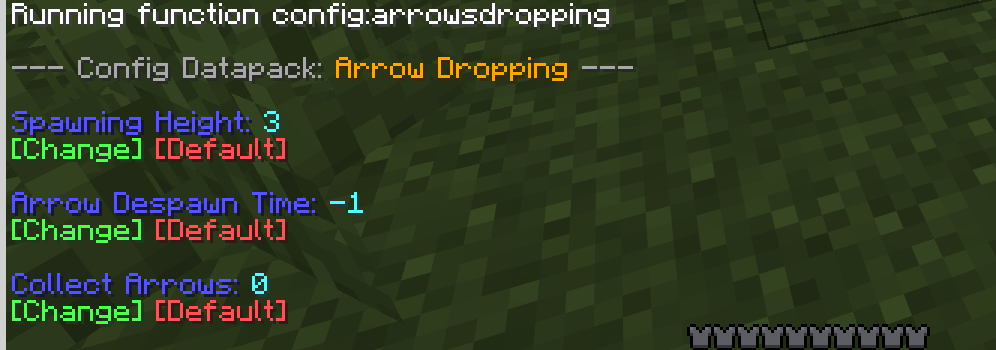 The image shows how the config looks in game