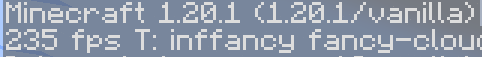 Vanilla game FPS