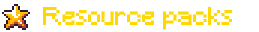 Star icon - Resource packs