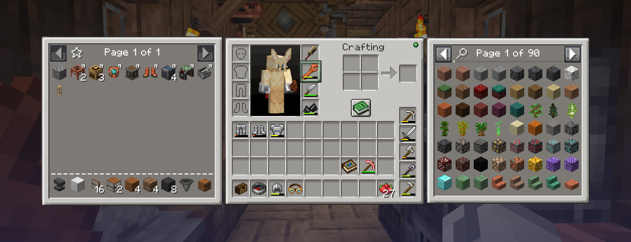 A screenshot of the inventory