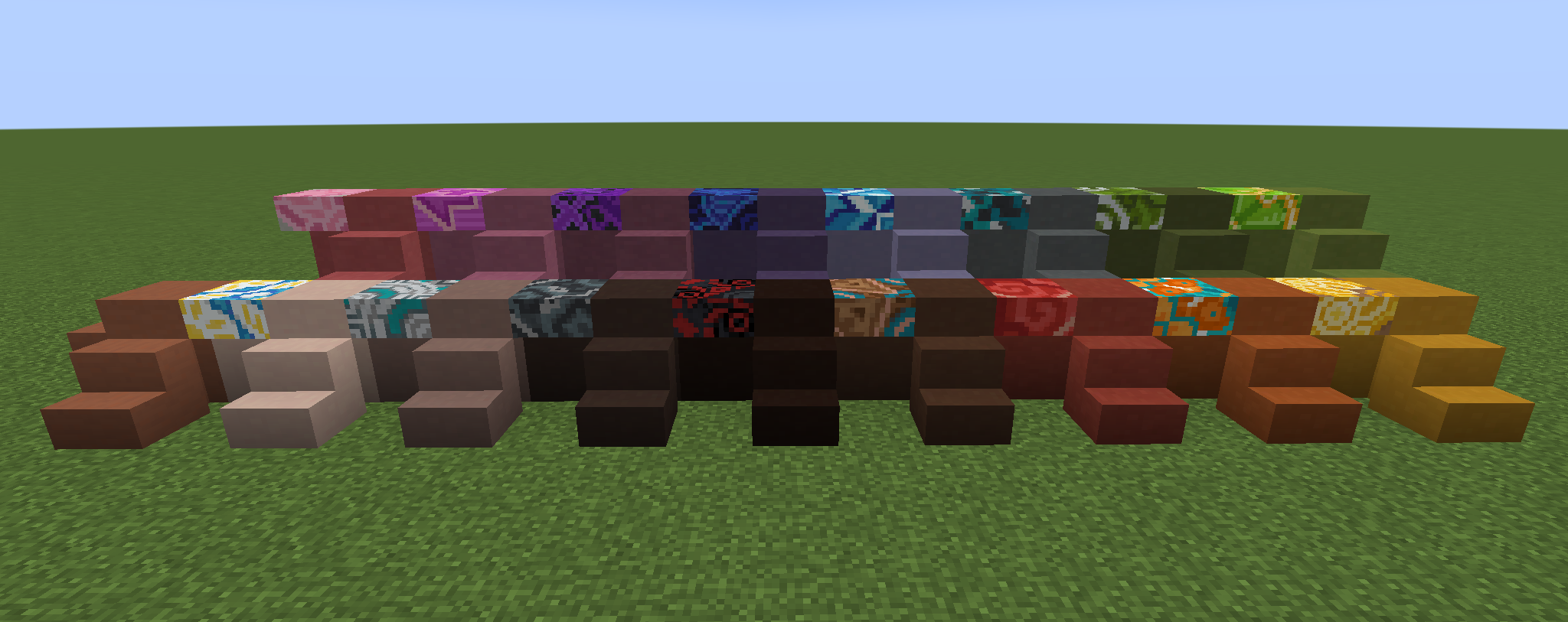 All added terracotta block variants, updated for v1.2.0
