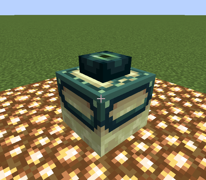 A Passive Falling Block Generator. It looks like an End Portal Frame.