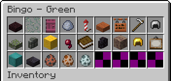 Bingo Goals Inventory without Resource Pack