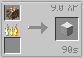 Smelting block of raw iron