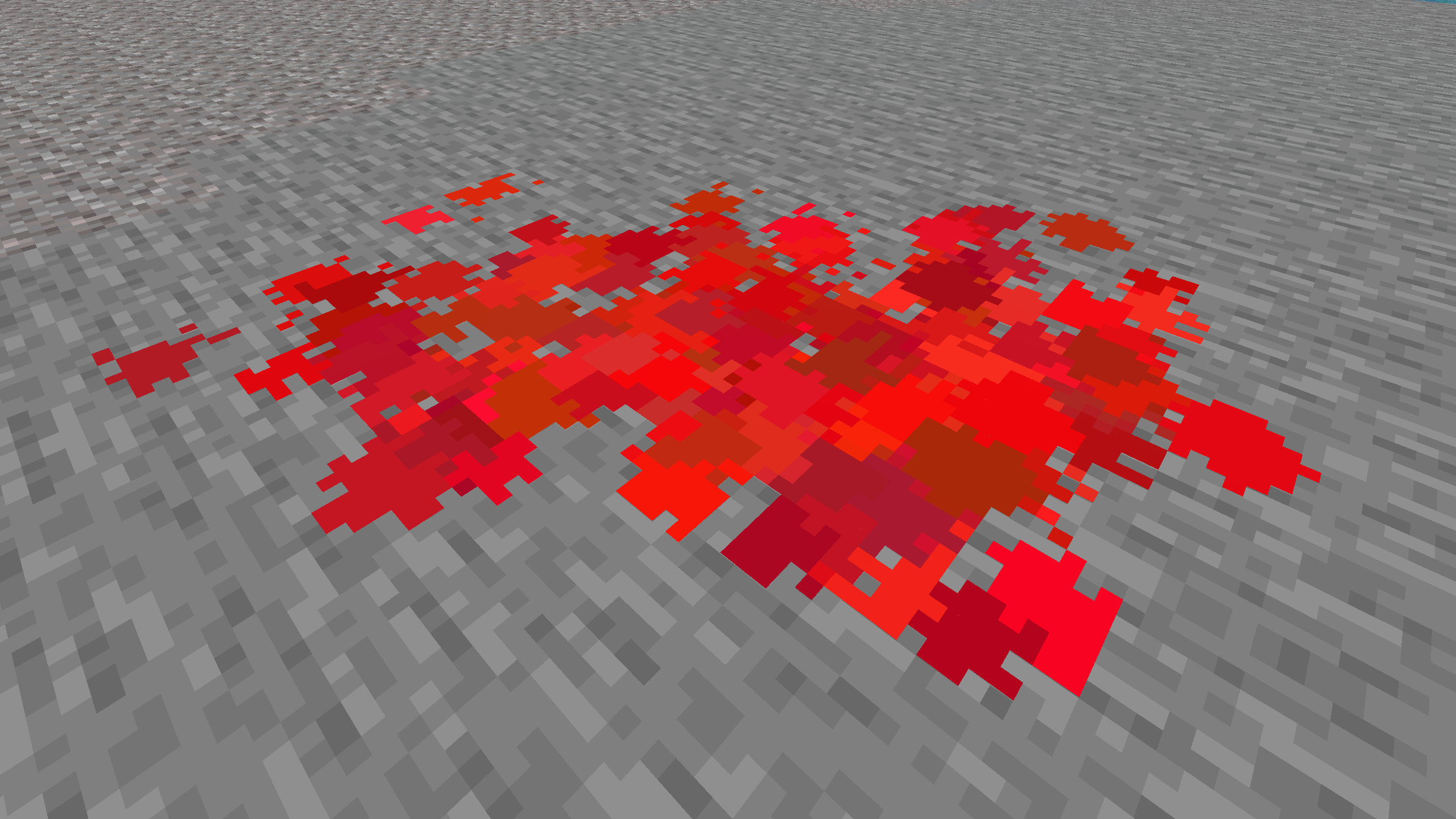 A screenshot of a blood splatter