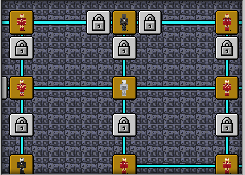 A skill tree with all the armors