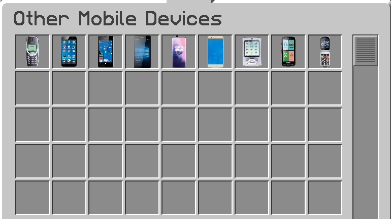 Other Mobile Devices Tab