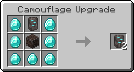 Crafting Recipe for Camouflage Upgrade Duplication