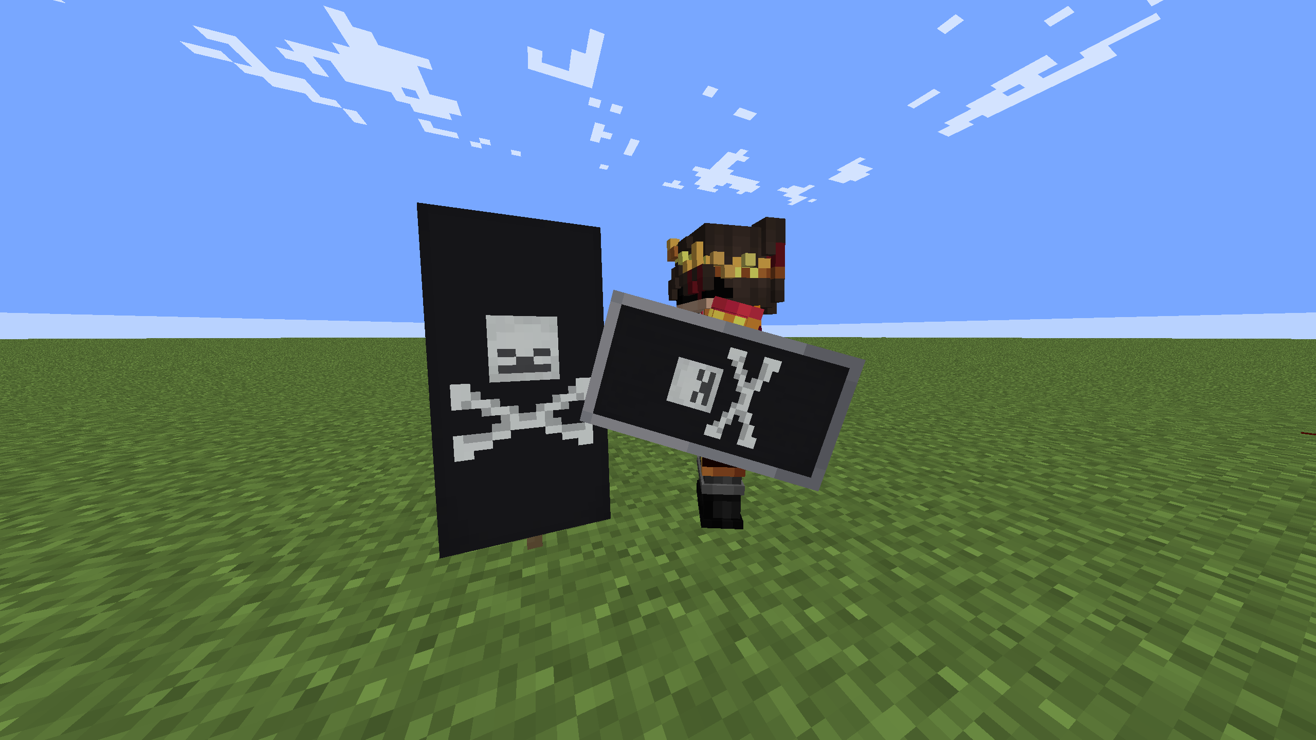 Custom Shields' textures are the same as the banners'.