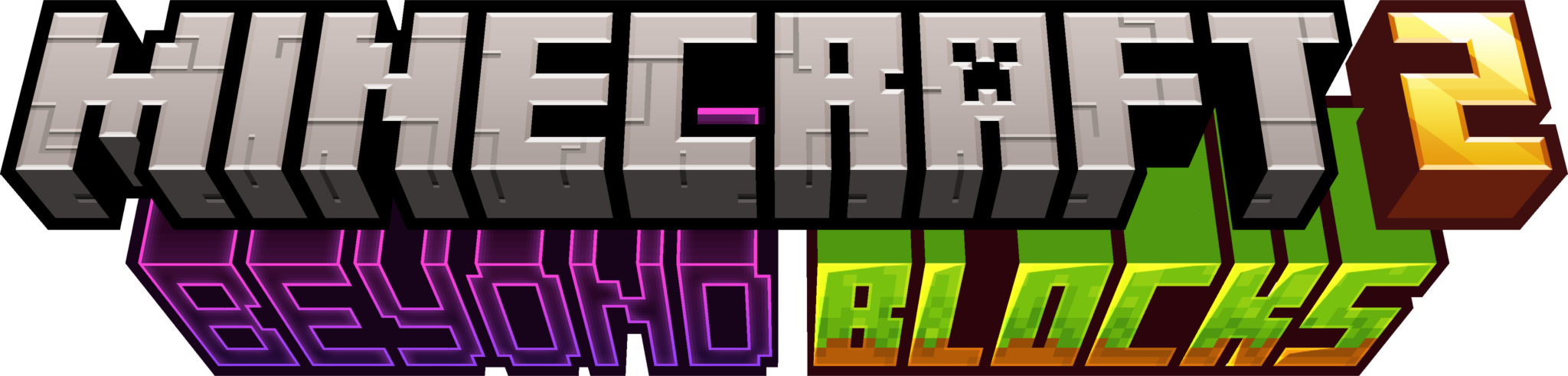 The Minecraft 2: Beyond Blocks logo.