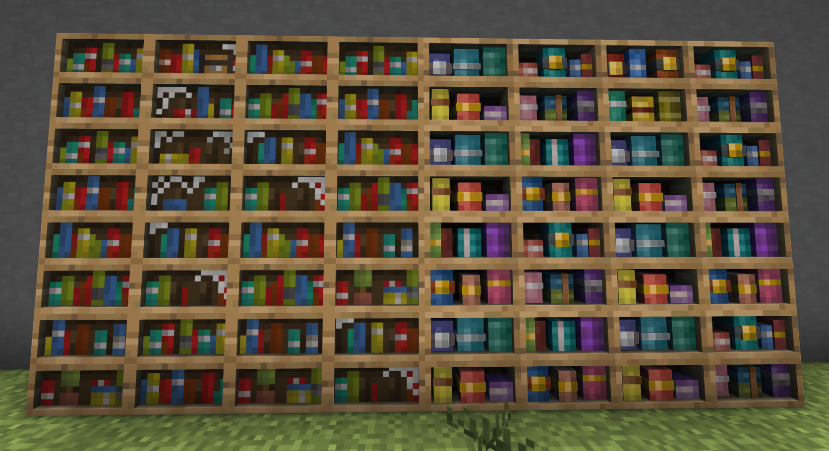 Bookshelf and Chiseled Bookshelf Variations