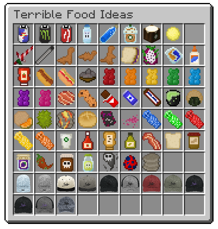 Every Item in the mod