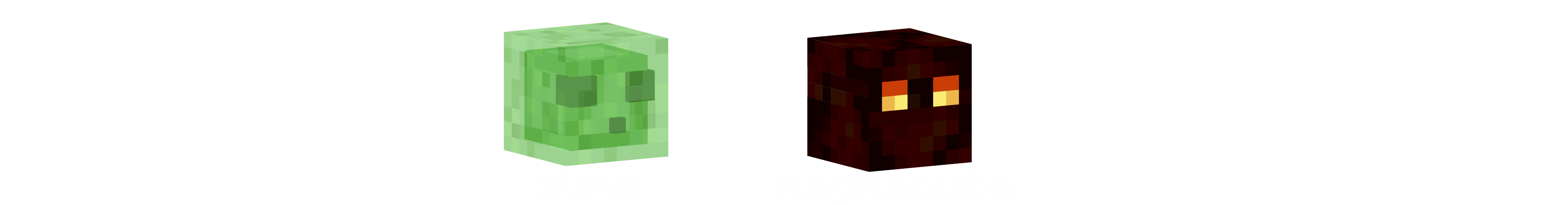 slime and magmacube